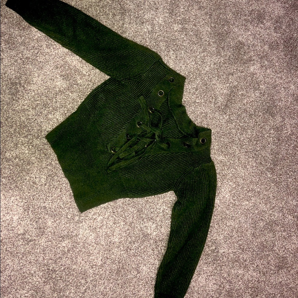 Crop sweater